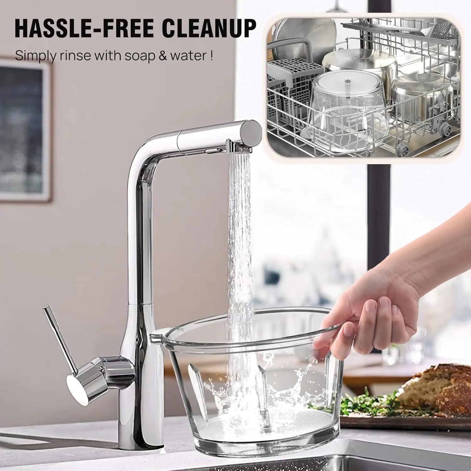 300W Fruit & Vegetable Chopper 2L Food Processor Small Meat Grinder Electric Dicer with 2 Speeds